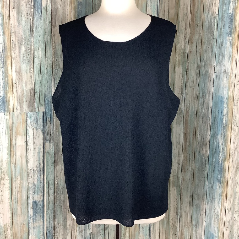 Eileen Fisher tank top black size 2X